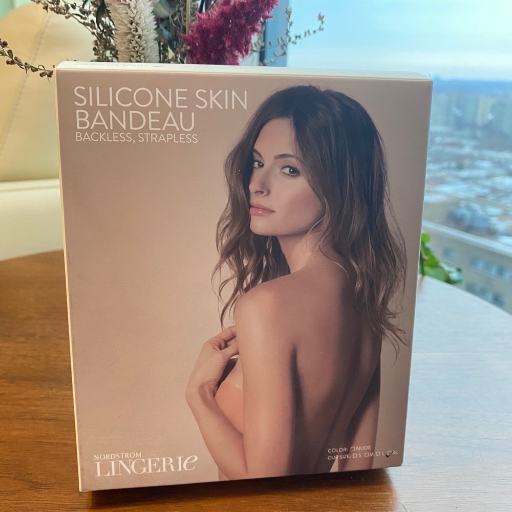 Nordstrom Silicone Skin Bandeau Backless,Strapless